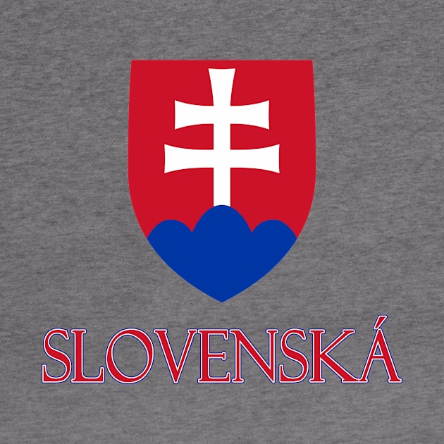 Slovakia (in Slovak) - Slovak Coat of Arms Design by Naves